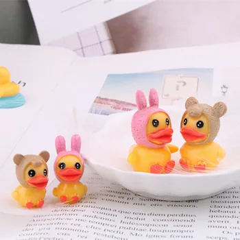

2PCS Cute Big Duck Filler For Clear/Fluffy Mud Popular Box Toys Kids Lizun Slime DIY Kit Accessories Children Modeling Clay