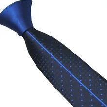 LAMMULIN мужские галстуки для костюма Королевский синий Узел контрастный темно-синий с Королевский синий горошек вертикальный полосатый шейный платок из микрофибры обтягивающий галстук 6 см