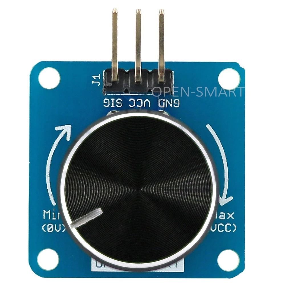 Rotary Angle Sensor Adjustable Volume Control Potentiometer Knob Switch ...