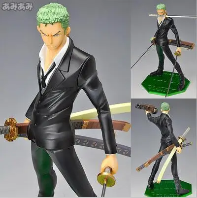 

One Piece Roronoa Zoro 23cm POP Anime brinquedos Collectible Action Figure PVC toys for christmas gift Free shipping