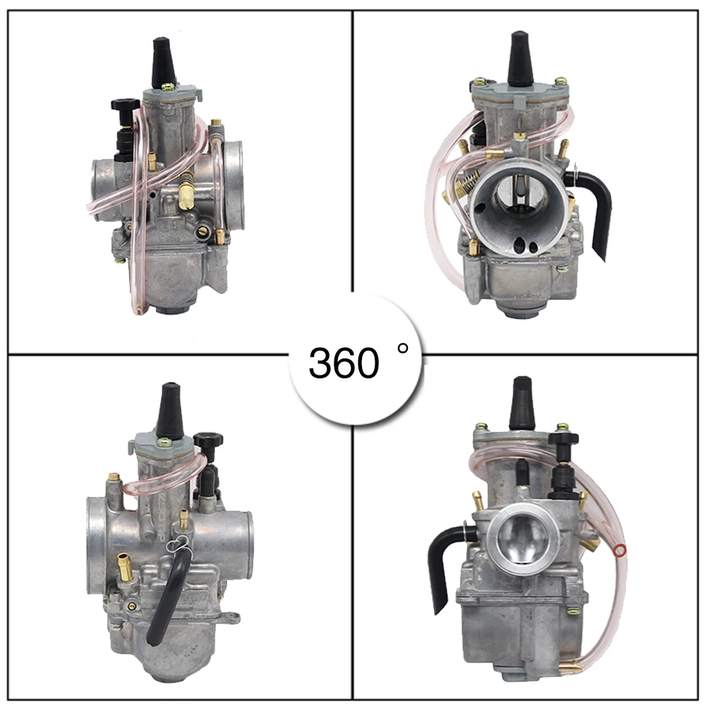 ZS MOTOS двигатель 2 T PWK КАРБЮРАТОР 2 T двигатель 21 24 26 28 30 32 34 мм карбюратор для Honda Yamaha гоночный мотор ATV