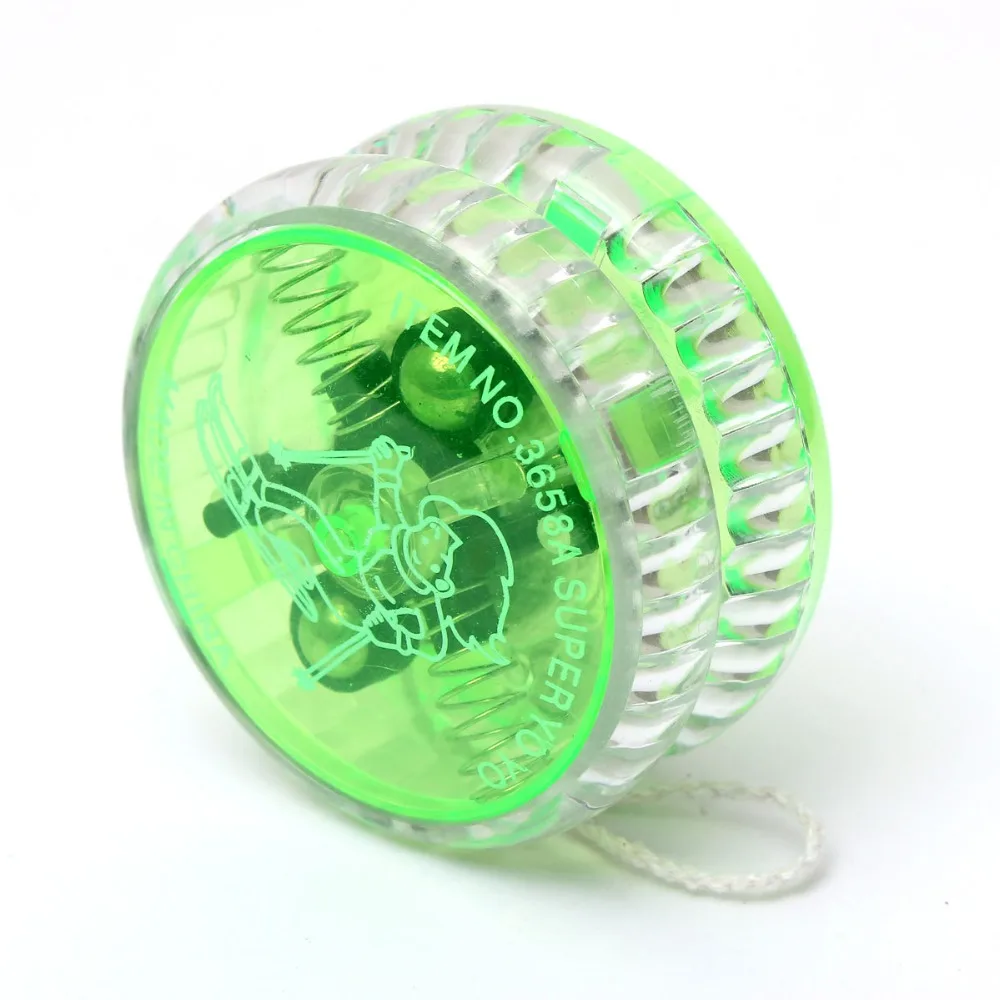 

JIMITU Kid LED Light Up Yoyo Trick Clutch Mechanism Child Toy Speed Ball Return Kids Children Magic Juggling Toy with String
