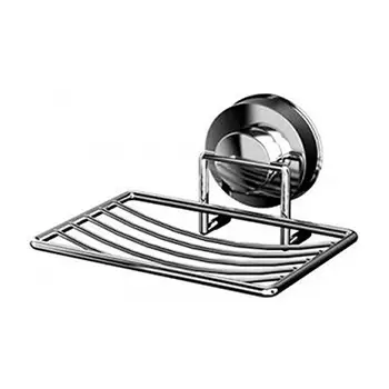 

Vacuum Suction Soap Dish Holder Strong Stainless Steel Soap Holder Suction for Bathroom Kitchen