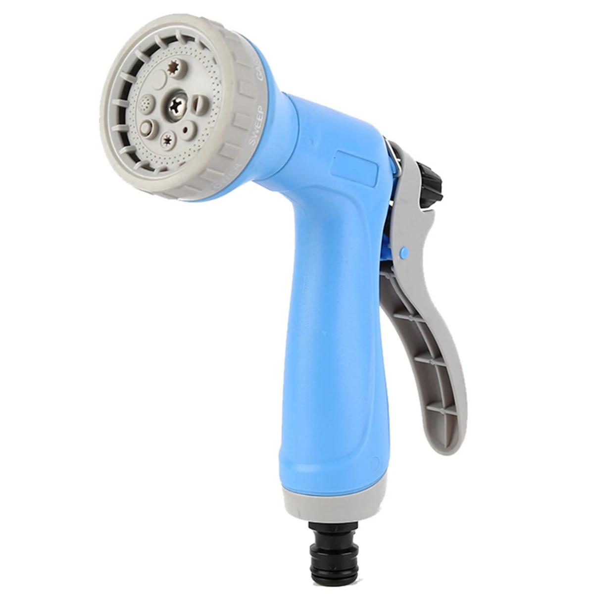 8 Modes Car High Pressure Power Water rod Washer Water Jet Garden Washer Hose Wand Nozzle Sprayer Watering Sprinkler Tool Blue