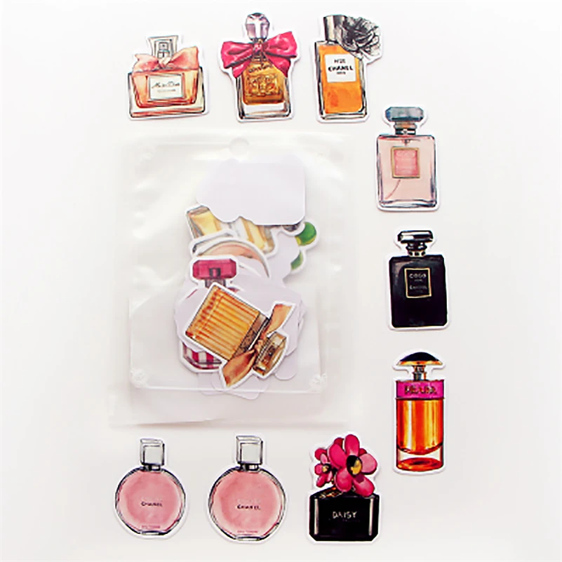 

1pcs Kawaii Stationery Stickers lovely Perfume bottle pattern scrapbooking Posted It planner School office memo Supplies