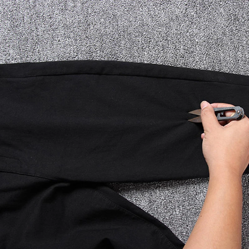 ZYFPGS 2019 Hot Women's Nine Points Casual Pants Two buttons Women Pants Black pop Plus Size Slim Pencil Pants New Arrivals ZYFPGS 2019 Hot Women's Nine Points Casual Pants Two buttons Women Pants Black pop Plus Size Slim Pencil Pants New Arrivals