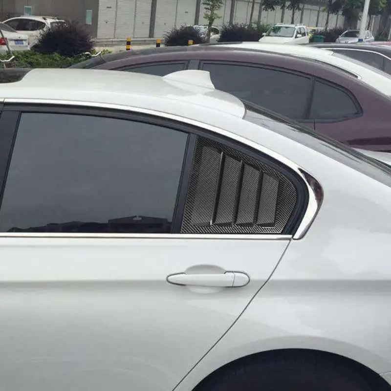 1 пара Автомобильная боковая задняя левая+ правая оконная панель задней боковой части кузова боковой вентиляционный колпак воздухозаборника для BMW 3 серии E90 2009-2011