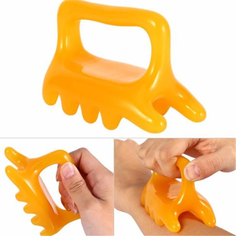 

Natural Resin Chinese Acupuncture Scraping Tool Back Massage Body Massage Foot Scrape Therapy Blood Circulating