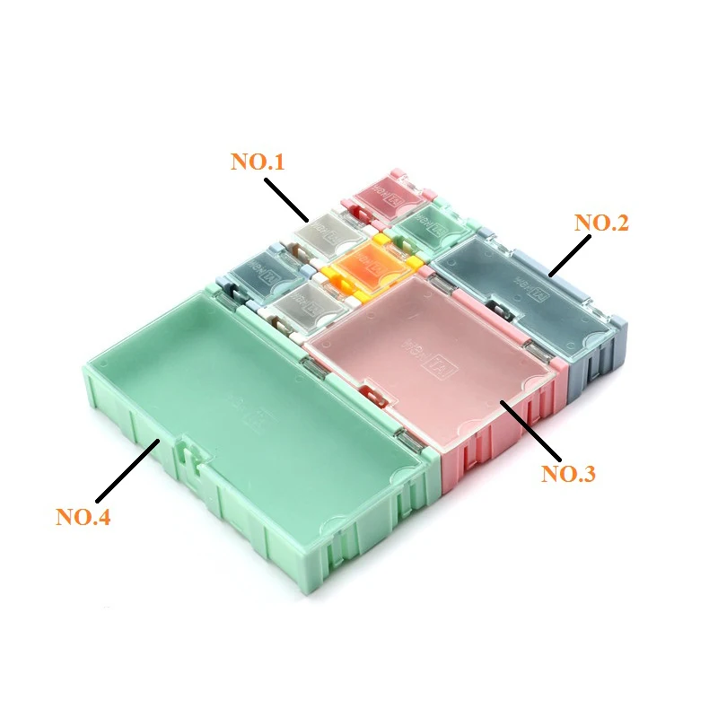 1 juego = 9 piezas SMD SMT IC componente electrónico Mini caja de almacenamiento y práctico caja de almacenamiento de joyas 1 juego = 9 piezas SMD SMT IC componente electrónico Mini caja de almacenamiento y práctico caja de almacenamiento de joyas