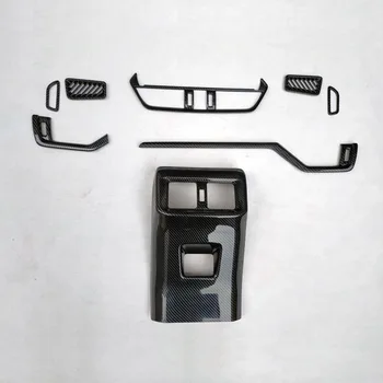 

for Toyota Rav4 Rav 4 Xa50 2019 2020 Interior Chrome Garnish Air Vent Trim Cover Abs Plastic Carbon Fiber Car Accessories Parts