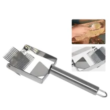 Нож для пчеловодства из нержавеющей стали пчелиный улей разворачивающая вилка Скребок Лопата Вилка для меда медовая расческа Двойная игла пчелиный скребок Инструменты