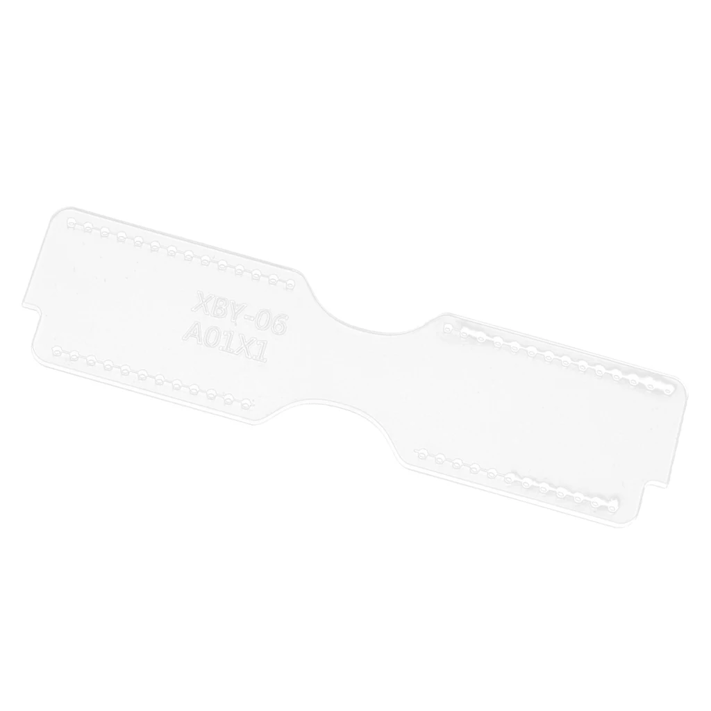 Clear Acrylic Storage Bag Pattern Stencil Template Leather Craft DIY Tool