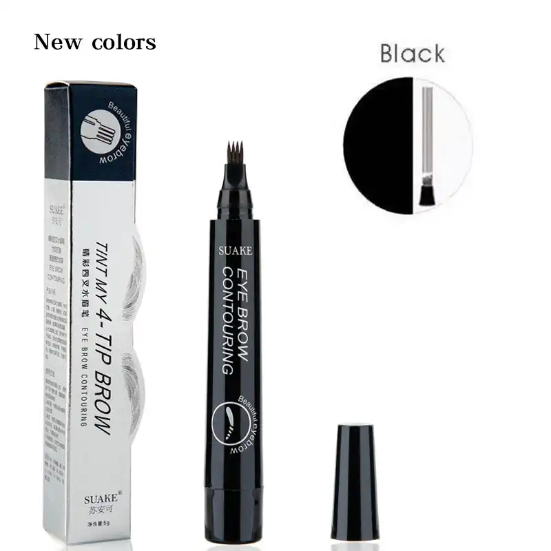 Eyebrow Pencil Yogun Mat Siyah Kas Kalemi Flormar