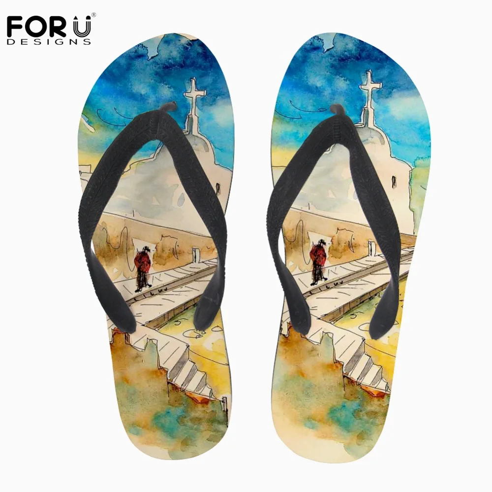 flip flop style house slippers