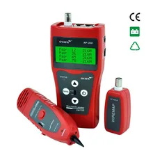 Einzigartige netzwerküberwachung kabel tester LCD NF-308 Draht Fault Locator LAN Netzwerk Coacial BNC USB RJ45 RJ11 rot farbe