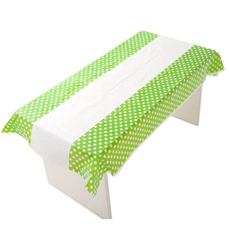 Dot Disposable Plastic Table Cloth Party Disposable Tablecloth Kids