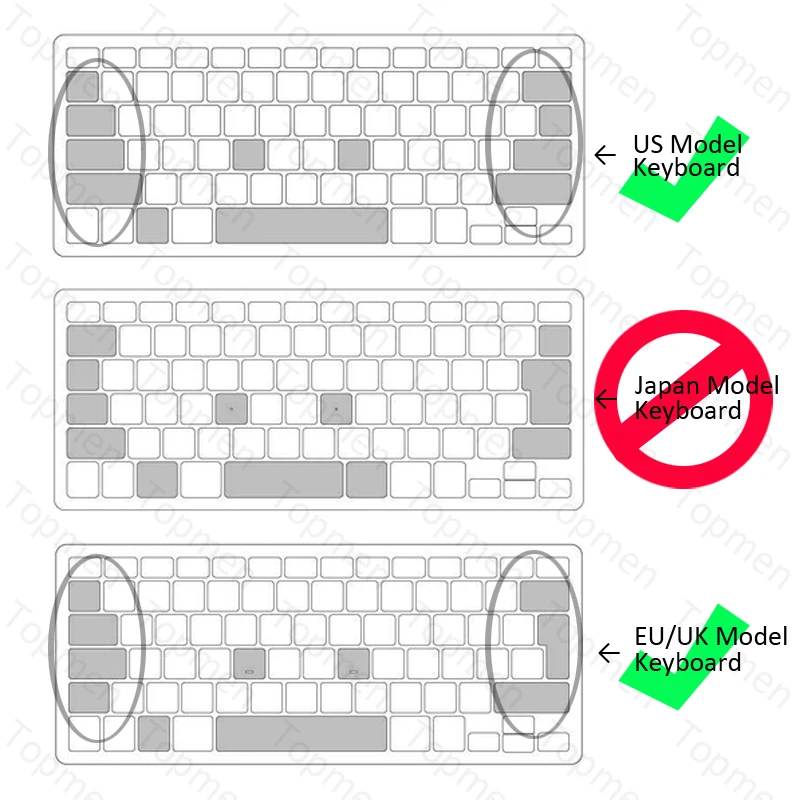 Водонепроницаемый чехол для клавиатуры Apple Macbook протектор Великобритании ЕС США