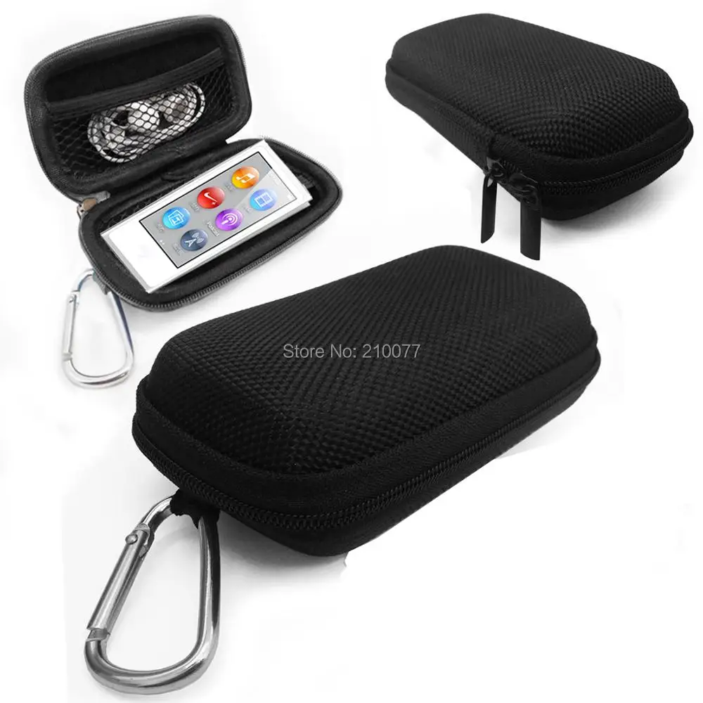 

Durable Tough hard EVA Case for Apple ipod nano 1G 2G 4G 5G Nano 7th Generation 7G, Earphone Cable Storage Box Cover