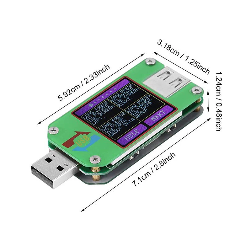 Цифровой тестер RD UM24 UM24C USB 2 0 с ЖК дисплеем|Измерители напряжения| |