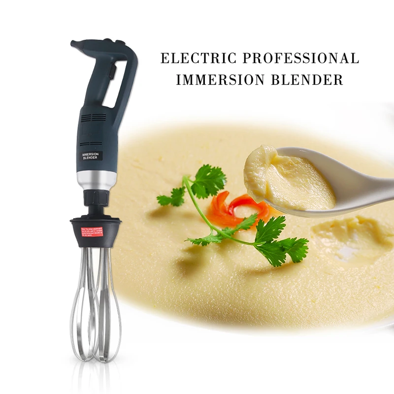 ITOP Commercial Handheld Blender  Kitchen Aid Immersion Blender Mixer Electric Mount Rack Hand Mixer Juicer Food Processor 350W