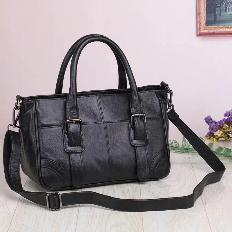 

2018 new first layer cow leather women's shoulder bag cowhide leather lady's handbag high quality tote bag real leather