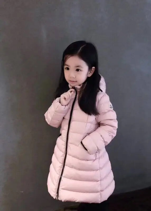 

2018 newest children winter jackets Kids Duck Down Coat with Rabbit fur collar for girls parka Outerwear real fur Hoodies