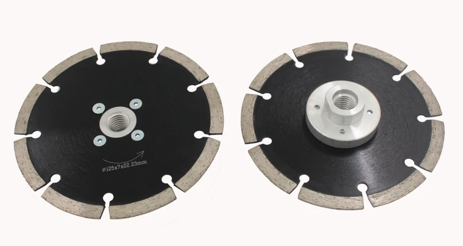 D125x7x22.23mm Split Segment Diamond Cutting Disc With Flange For Slab (1)