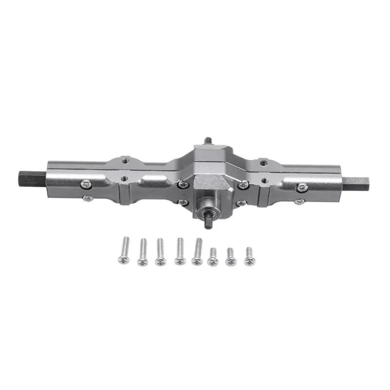 

RC Car Upgrade OP Front Middle Metal Rear Bridge Axle Set For WPL HengLong 1/16 Military Truck RC Car Part