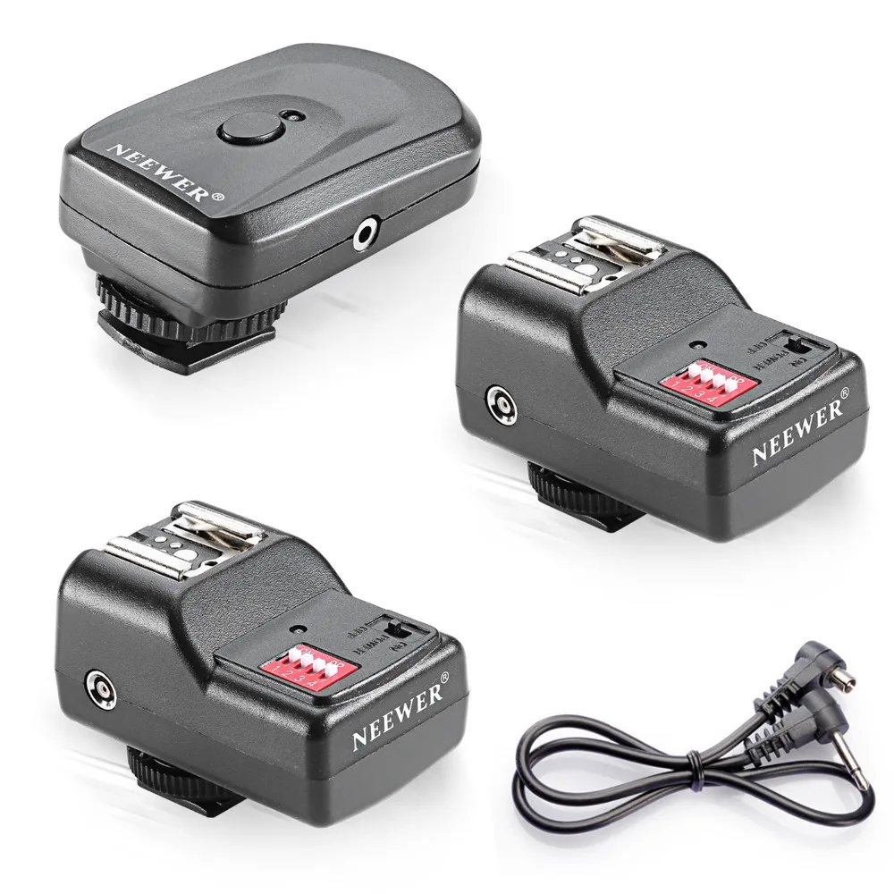 Neewer 16 Channel Wireless Remote FM Flash Speedlite Radio Trigger with PC Receiver for Flash Units with Universal Hot Shoe Neewer 16 Channel Wireless Remote FM Flash Speedlite Radio Trigger with PC Receiver for Flash Units with Universal Hot Shoe