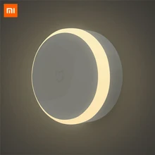 Original Xiaomi Mijia LED Corridor Night Light Infrared Remote Control Body Motion Sensor Smart Home Night Lamp Magnetic Smart usb charge xiaomi mijia yeelight led night light infrared magnetic with hooks remote body motion sensor for xiaomi smart home