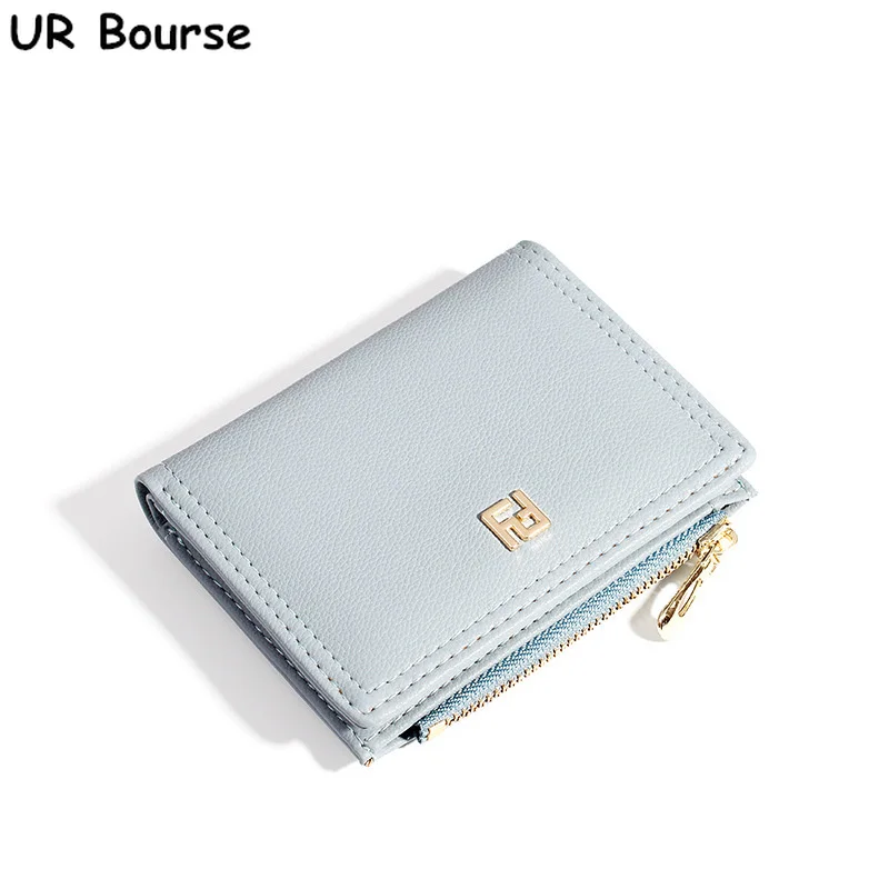

DYSONGO Women's Pu Leather Small Wallet Ladies Short Coin Purse Female Multi-function Purse Girls Multi-card Wallet Card Holder