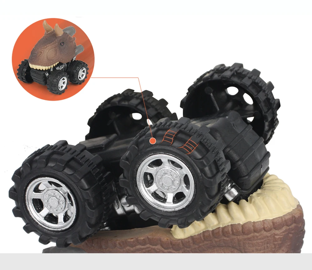 Mini Dinosaur Model Dino Cars Toy-9