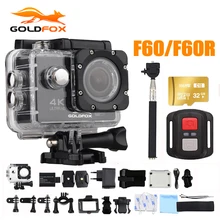 Goldfox 16MP 4K Wifi Action Camera 170D Wide Lens 30M Underwater Camera Go Waterproof Pro Sport DV Bike Helmet Cam