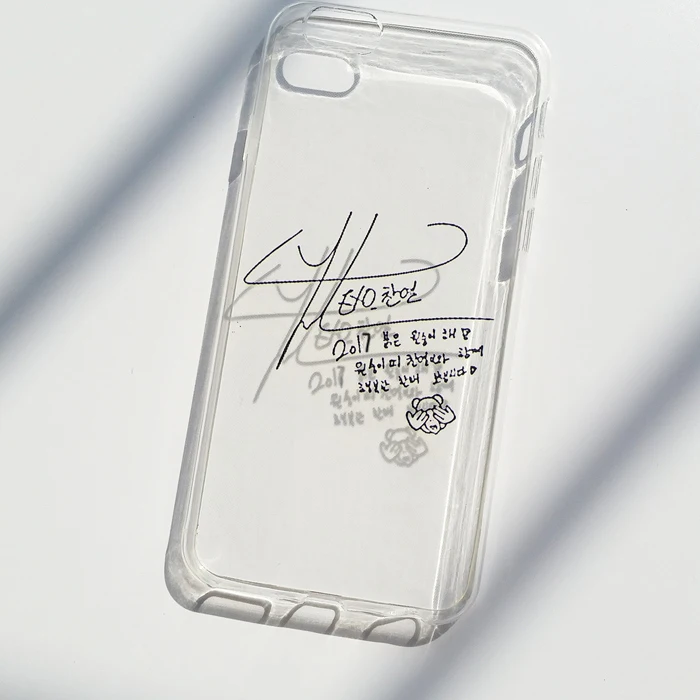 BZWGL бренд EXO Chanyeol фирменный чехол для телефона iPhone 5S 6 7 8 Plus tpu прозрачный мягкий