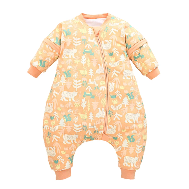 

Cotton Thickening Baby Sleeping Bag Winter Anti-Kick Infant Sleeping Sack Cartoon Cute Split Legs Children Sleep Sack Swaddle