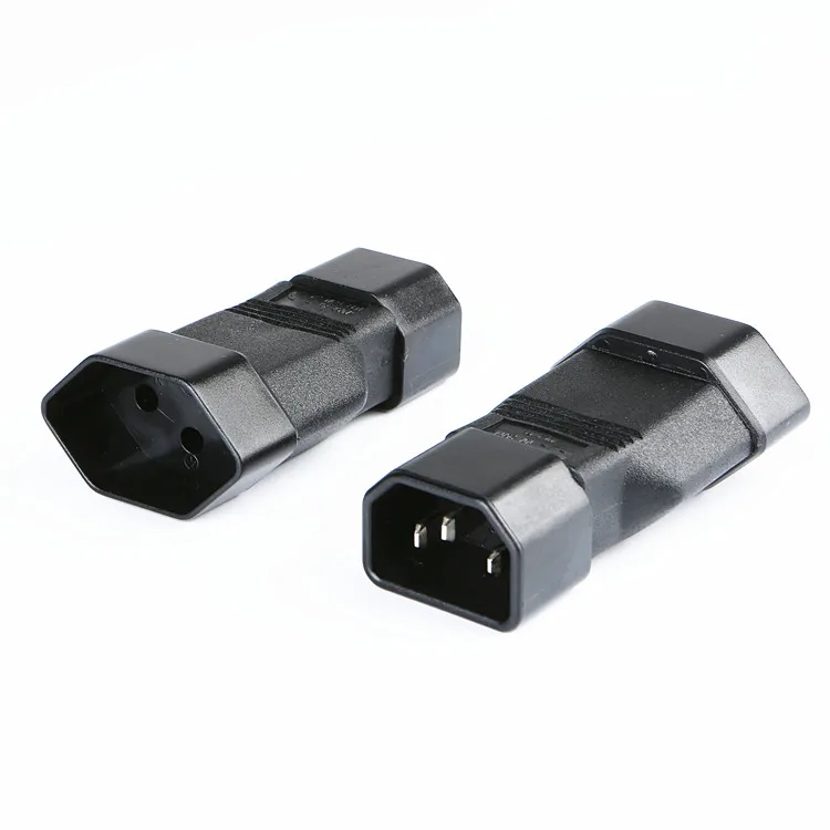 

EU Power plug , IEC 320 C14 Male Plug to European 2Pin Female Power Cable For UPS PDU