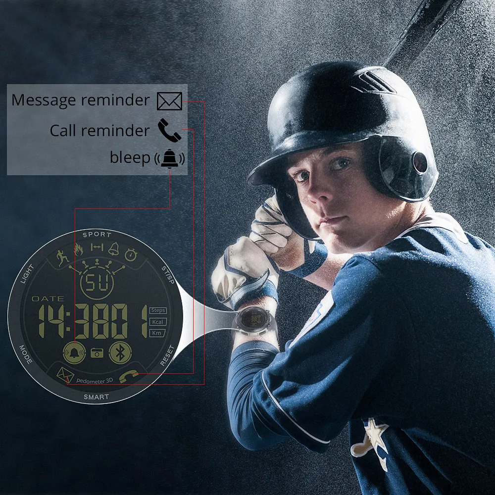 ColMi S7 Smartwatch 50 Meter Waterproof Standby 33 Months 24-hour Sport Monitoring For Android iOS Brim Men Smart Watch