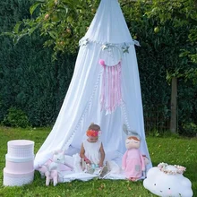 Детская висел купол mosquio Чистая Принцесса палатки для детей играть дом ребенка манеж младенческой номеров Купол гамак палатка кровать Шторы палатка