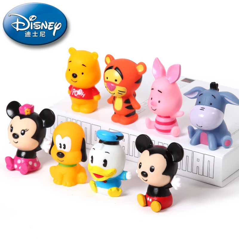

Disney Mickey Mouse Winnie the Pooh Cartoon Soft Rubber Water Spray Anti-stress Squeeze Dabbling Looking for Nemo Bath Baby Toy