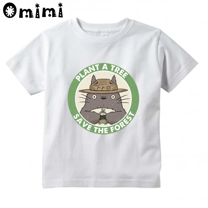 Children's Anime My Neighbor Totoro Printed T Shirt Kids Great Casual Short Sleeve Tops Boys and Girls Cute T-Shirt