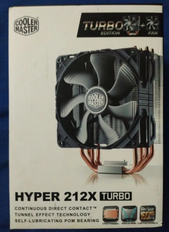 heatpipes CPU cooler Hyper 212X Turbo 