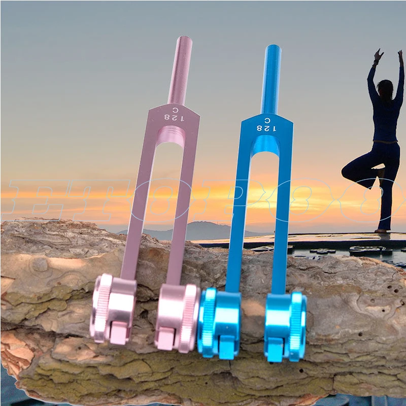 

Multiple Color 128Hz Aluminum Alloy Medical Neurological Massager Chakra Cute Tuning Fork Sets for Sound Healing Therapy