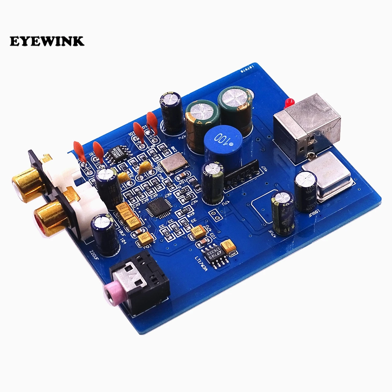 HIFI-ES9018K2M-SA9023-USB-DAC-Decoder-board-External-Sound-Card-Support ...