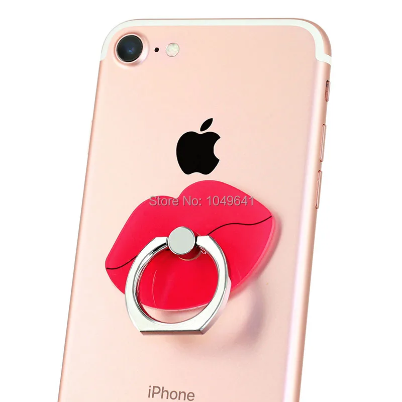 Mobile Phone Holder Stand Phone Finger Ring Grip Fruit Stent 360 Rotation for iPhone 7 6s Samsung S8 LG Xiaomi Huawei Cell Stand