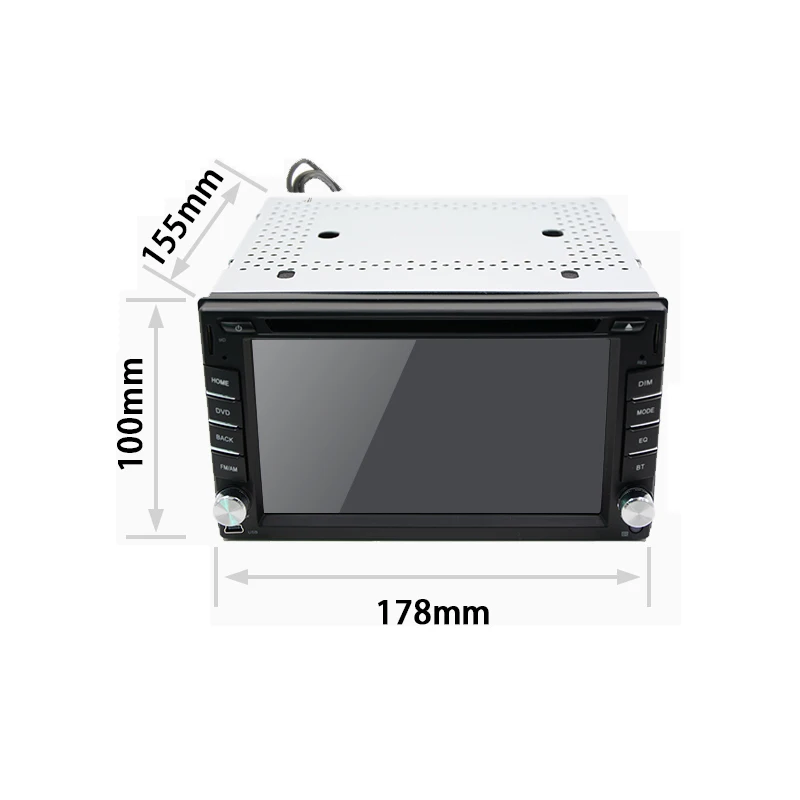 Для Peugeot 307 6 2 &quotдвойной Din GPS навигация автомобильный ПК стерео радио DVD CD mp3 плеер