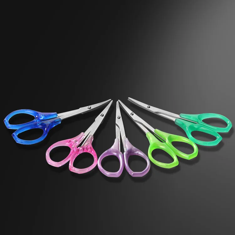 2pcs Stainless Steel Makeup Scissors Eyebrow Scissors Cut Manicure Nose