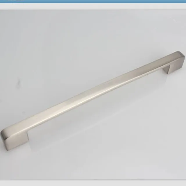 Moderne einfache möbel große griffe fleck silber küchenschrank