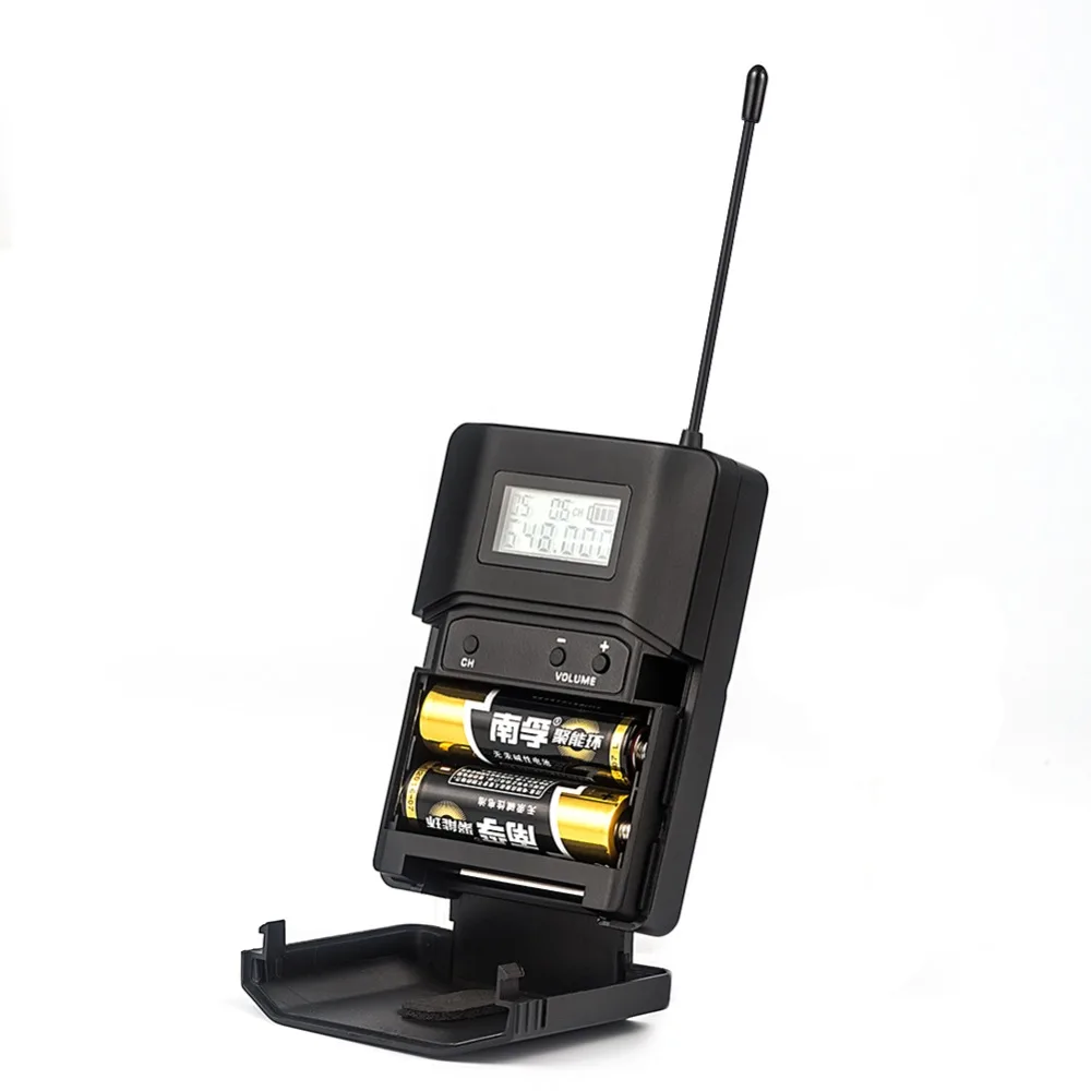 100m RF stereo Wireless Microphone For Tour Guide