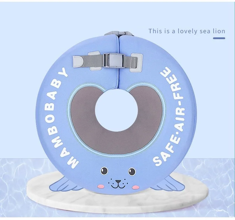 Нет необходимости насоса air больше безопасности Плавание кольцо Бесплатная надувной воротник высокое качество детские шеи кольцо