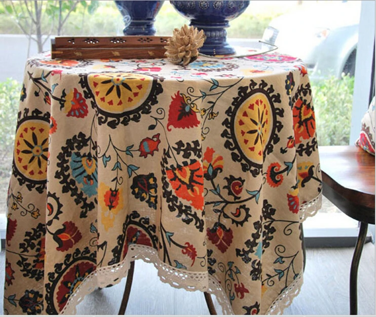 

2016 New Linen Fabric Coffee Table Cloth Dining Tablecloth for Home Decoration Wedding Decoration Hotel Free Shipping